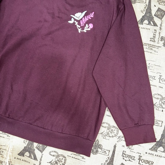 Latino Heritage Month By Sol Cotti Unisex Burgundy Crew Neck Adult Sweatshirt - Picture 4 of 13